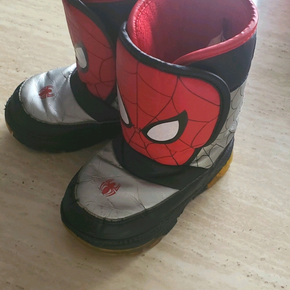Spiderman light up boots